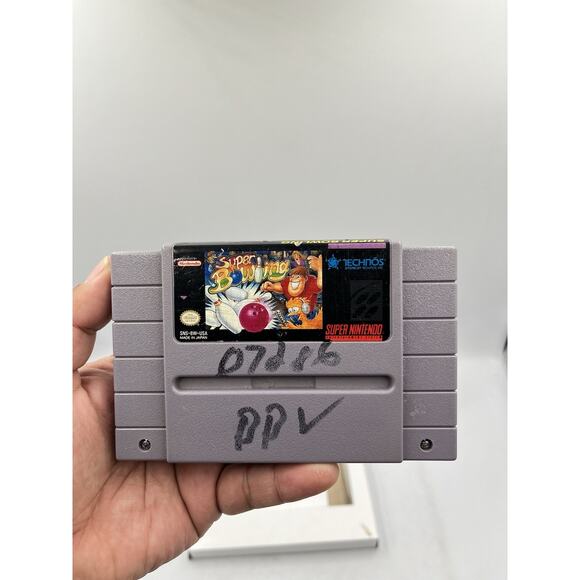 Super Bowling Super Nintendo SNES With Original Box + Protector - Picture 10 of 16